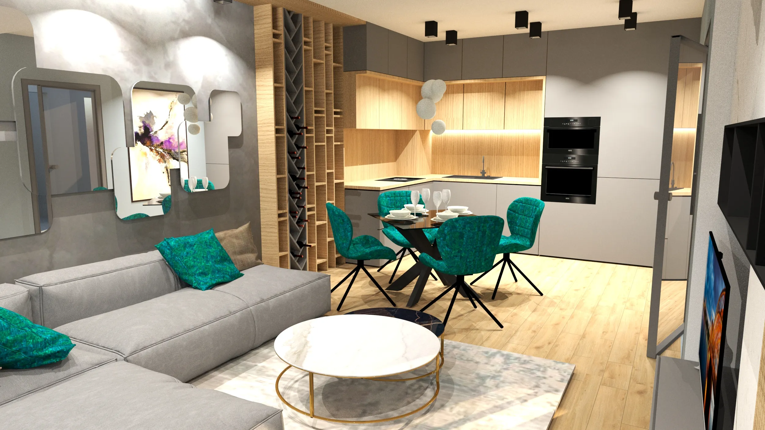 ЕДНОСТАЕН АПАРТАМЕНТ СЪС СЪВРЕМЕНЕН ДИЗАЙН - Image 1